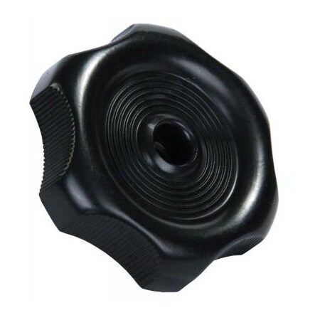 Jr Products WINDOW KNOB W/1IN SHAFT, BLACK 20345
